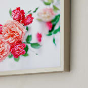 "Concert" - Art Print in Rosy Pink by Kristin Muntean - Frame Close-up