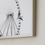 "Rise" - Art Print in Slate Gray by Stacy Kron - Frame Close-up