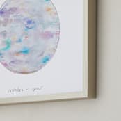 "October - Opal" - Art Print in Opal by Naomi Ernest - Frame Close-up