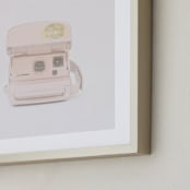 "click click" - Art Print in Light Grey by Alicia Abla - Frame Close-up