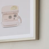 "click click" - Art Print in Light Grey by Alicia Abla - Frame Close-up