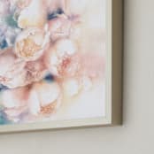 "Tears of Pearls" - Art Print in turquoise green by XL - Frame Close-up