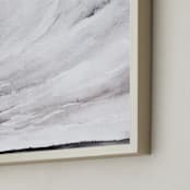 "wide open" - Art Print in Warm Gray by Kate Ahn - Frame Close-up