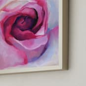 "Inception" - Art Print in magenta by Crystal Manning - Frame Close-up