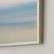 "Watchful Eye" - Art Print in Cool Grey by Cristina Marie - Frame Close-up