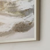 "Ritualized Quartz 2" - Art Print in Golden Creme by Teodora Guererra - Frame Close-up