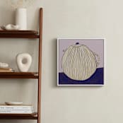 "Benevolent Ceramics II" - Art Print in Earthy Lilac by Danushka Abeygoda - In a Room