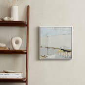 "Showered in Sunshine II" - Art Print in Champagne by Karyn Denten - In a Room