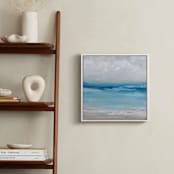 "Of the Sea" - Art Print in Light Turquoise by Nicole Walsh - In a Room