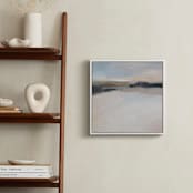 "A Winter's Walk" - Art Print in Winter Pink by AlisonJerry - In a Room