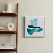 "Shift" - Art Print in Blue by Christine Llewellyn - In a Room