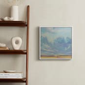 "Big Sky Country" - Art Print in Sky Blue by Vicki Rawlins - In a Room