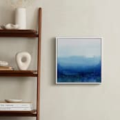 "evening reflection" - Art Print in midnight blue by Kate Ahn - In a Room