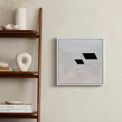 "First Snow" - Art Print in White by Robin Ott - In a Room