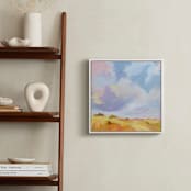 "Leaving New Mexico" - Art Print in straw by sue prue - In a Room