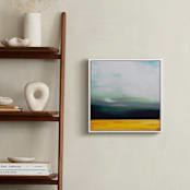 "Golden Grain" - Art Print in Golden Sienna by Amy Hall - In a Room