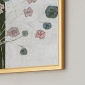 "Celebratory Decay" - Art Print in Green Decay by Bethania Lima - Frame Close-up