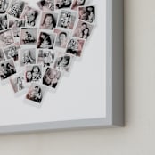 "Filter Heart Snapshot Mix® Photo Art" - Framed Photo in Blush by Minted - Frame Close-up
