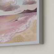 "Linger Here" - Art Print in Pastel Hues by Lindsay Wilkins - Frame Close-up