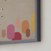 "The Game I" - Art Print in Sand by Paola Benenati - Frame Close-up