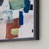 "The Old Neighborhood" - Art Print in Blush by Jennifer Daily - Frame Close-up