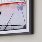 "Cruise" - Art Print in beachy pink by Calais A Le Coq - Frame Close-up