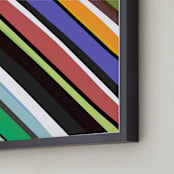 "Brush Off" - Art Print in Primary by Margaret Williams - Frame Close-up