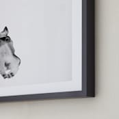 "Waiting Ted " - Art Print in Dim Grey by jinseikou - Frame Close-up