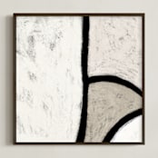"Stucco Blocks II" - Art Print in Chaulky by Tanya Lee Design - Framed