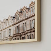 "Glasgow" - Art Print in Stone by Heather Deffense - Frame Close-up