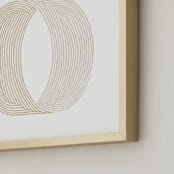 "Thumbprint" - Art Print in Copper by Heather Francisco - Frame Close-up