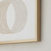 "Thumbprint" - Art Print in Copper by Heather Francisco - Frame Close-up