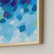 "Hold My Breath" - Art Print in Sky by Holly Whitcomb - Frame Close-up