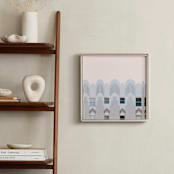 "Cali Deco" - Art Print in Soft Grey by Irene Suchocki - In a Room