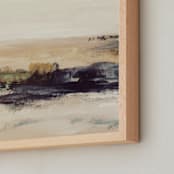 "George I" - Art Print in Tan by Mande Calhoun - Frame Close-up