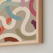 "The Dance 2" - Art Print in Sand by Paola Benenati - Frame Close-up