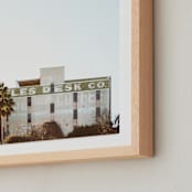 "LA Desk" - Art Print in Sky by Kamala Nahas - Frame Close-up