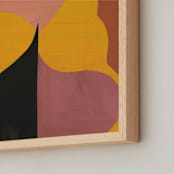 "Desert Dance II" - Art Print in Sultry Salmon by cyrille gulassa - Frame Close-up