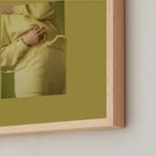 "More Beautiful Than Before" - Art Print in Velvet Saffron by Kelsey Mucci - Frame Close-up