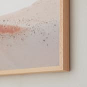 "Mountainside " - Art Print in Sand by Sadie Holden - Frame Close-up