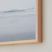 "Ocean Park no. 1" - Art Print in Fog Blue by Krissy Bengtson - Frame Close-up