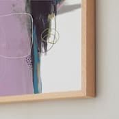 "Better Times" - Art Print in Lavender by Amy Moen - Frame Close-up