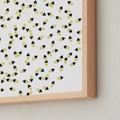 "Astralis" - Art Print in Yellow Gold by Vanessa An Lim - Frame Close-up