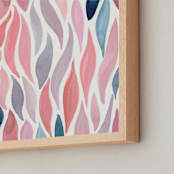"Autumn, No. 2 (Leaves)" - Art Print in Warm by studio SYLVO - Frame Close-up