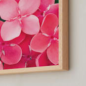 "Flowers 2" - Art Print in pink 1 by Mely D Lozano - Frame Close-up
