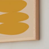 "Yoruba-6-01" - Art Print in earthy colors by Alain Castoriano - Frame Close-up