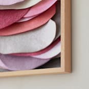 "Paper Petal 11" - Art Print in Spring by Jenny Phillips - Frame Close-up