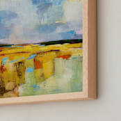"Sky Marsh" - Art Print in Sky by Michele Norris - Frame Close-up