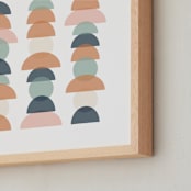 "balancing act" - Art Print in terracotta by Ellesse Smith - Frame Close-up