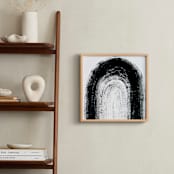 "Graphic Arch " - Art Print in black by Kate Cawood - In a Room